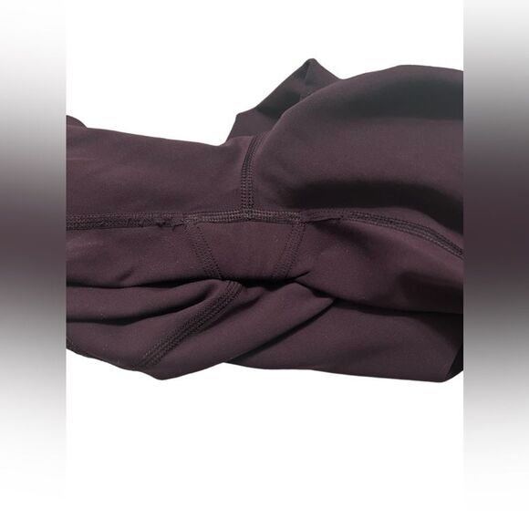 Lululemon 10 purple crop soft leggings maroon - Picture 5 of 9